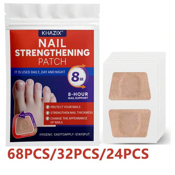 68 stuks/32 stuks/24 stuks nagelverzorgingsstickers, dagelijkse milde hydraterende nagelverzorging, topische voedende nagelstickers