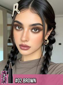 MISSLYN-Boss Babe 眼线笔，眼线笔，眼线眼影二合一，多用途，奶油质地，烟熏眼妆笔，哑光眼线笔，易于晕染，显色顺滑，高显色度，可晕染，易于使用，新手友好，精准勾勒，打造烟熏妆，深邃眼妆，朦胧眼妆 - #02 - 查看 3