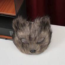 Realistic Durable Fox Mask, Suitable For Role Play, Halloween Costume, Halloween Gift, Cosplay Party Prop - Multicolor - View 4