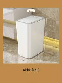 Luxury Trash Can With Lid, Large Size For Home, Bathroom, Kitchen Use Kitchen Items Kitchen Accessories Kitchen Tools - Multicolor - View 20