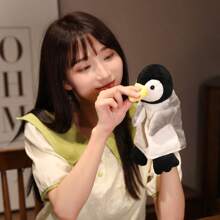 搞怪海洋动物手偶毛绒玩具可爱卡通鲨鱼虎鲸蜥蜴手偶家庭互动游戏生日礼物圣诞礼物新年礼物,尼莫,手偶,玩偶 - 彩色 - 查看 13