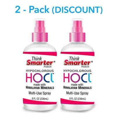 Think Smarter Products 8oz HOCl - Hypochlorous Spray| Multi-Use Spray - Made With Himalayan Minerals