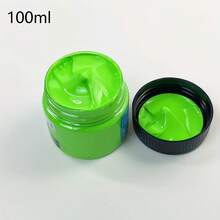 Fluorescent Acrylic Paint, 100ml/3.38oz , Non-Fading, Rich Vivid Pigments,(Not Shiny) Assorted Fluorescent Colors, Fast Dry Formula, Non-Toxi - one-size - View 12