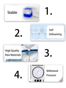 500ml/1000ml 高清环氧树脂AB胶套装 耐黄变 快速固化 低收缩 适用于铸造涂层 艺术DIY工艺珠宝木桌 水晶透明环氧树脂套装