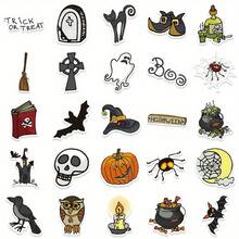 100 件森林魔法女巫可爱搞笑卡通贴纸万圣节贴纸万圣节礼物万圣节玩具卡通贴纸乙烯基贴纸适用于水瓶、水壶、吉他、行李箱、手机、手机壳、笔记本电脑、滑板、礼物 - 多色B - 查看 5