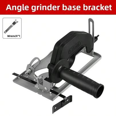 Hand Angle Grinder Converter To Cutter Grinder Bracket 40mm Adjustable 0-45° Base Bracket With Guide Ruler For 100-125MM Saw