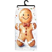 1set/2 Pieces /100 Pieces Christmas Gingerbread Man Patterned Kitchen Towels And Dishcloths, Suitable For Interior Decoration In Restaurants, Kitchens And Bathrooms, As Well As Party Decoration. They Can Be Given As Festival Gifts