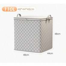 大容量布质储物袋，适用于家庭整理、行李必需品、季节性衣物、舒适床上用品、轻松搬家和卧室整理 - 多功能多用途存储解决方案，打造整洁的生活空间，具有耐用的结构和便捷的设计，非常适合秋冬衣橱更新、假期准备和返校整理。