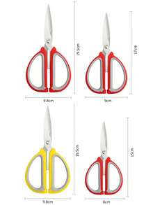 1pc Heavy Duty Stainless Steel Tailor Scissors With Comfortable Grip Handle For Sewing Fabric Cutting, Professional Craftsmanship