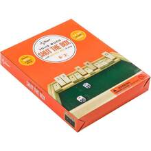 Shut The Box - Fun Table Math Game With Wooden Board For Adults & Kis - 12 Spots Dice Game With 2+ Player Games - Ideal For Game Night, Travel - (Ages 8+) - mặc định - Xem 7