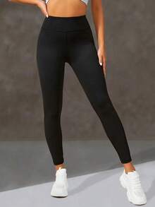 Women's High Waisted Booty Lifting Leggings With Pockets - Sculpting Seamless Tummy Control Gym Yoga Workout Pants, Squat Proof Comfy Athletic Tights For Running Daily Wear