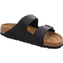 Birkenstock Unisex Arizona Sandals Soft Footbed - 黑色 Birko-Flor - 查看 4