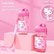 Hello Kitty Pink Cute Cartoon Water Cup - PPSU Material, Leakproof & Sealed, Ideal For Back To School, Outdoor & Home Daily Use