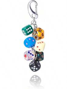 Cute Cookie Bag Charm Keychain For Women, Fashion Handbag Charm Accessory - Key Chain Jewelry Gifts - Red - 查看 10