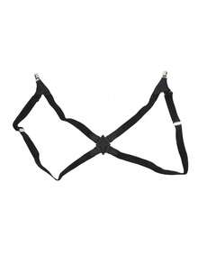 1Pc Elastic Shoulder Strap Clip, Side Clip Design, Crossover Adult Men's And Women's Suspender Strap Autumn-Winter Accessories Halloween Costume,Suitable For Teens, Youth,Men,Casual, Outdoor, Athletic, Vacation, Graduation Gifts, Birthday, Daily Wear - Multicolor - View 13
