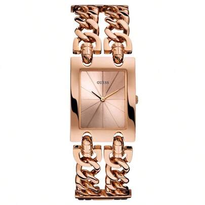 Guess Women's Quartz Watch, Made Of Stainless Steel, Stylish And Simple, Suitable For Daily Wear, A Gift For Girls, Suitable For Giving As A Gift On Special Occasions,W1117L3