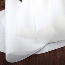 2Set (100pcs/Set) Kitchen Oil-Absorbing Sheet Burger Hamburger Press Paper Nonstick 10CM UK - White - View 7