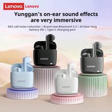 Tai nghe Bluetooth không dây Lenovo TC3302 màu đen, nhét tai bán trong, thoải mái, Bluetooth 5.3 dành cho chơi game, thể thao và nghe nhạc, tương thích với điện thoại Apple, Huawei và Xiaomi - màu đen - Xem 10