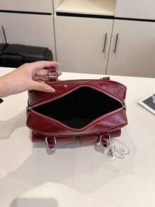 The New Wave Of Bread Knot Pendant Multi-Pocket Pillow Bag, Fashion Meilad Color Armpit Bag, Highly Attractively Retro Simplicity Senior Texture Women's Shoulder Bag, Daily Versatile Suitable For Commuting To Shop Shopping