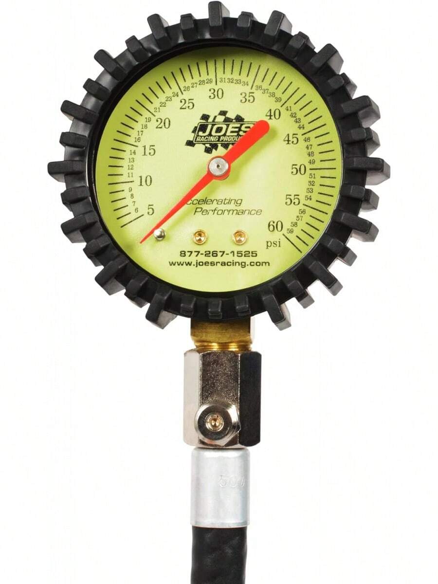 Joes Racing 32307 (0-60) PSI Medidor de presión de neumáticos - 0-60 PSI - Ver 1