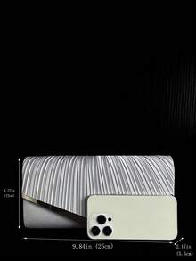 Lightweight, Business Casual Bag Design, Bag Evening Bag, Dinner Bag Glamorous, Elegant, Exquisite, Quiet For Party Girl, Woman Perfect For Party, Wedding, Prom, Dinner/Banquet, Perfectly Matching With Prom Accessories, Perfectly Matching With Bridal Party, Best Choice Elegant Bag For Bridal Shower - Silver - View 11