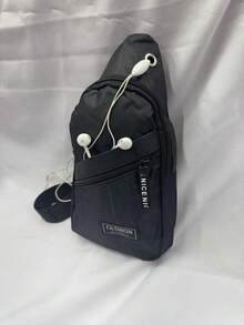 MEN'S CROSSBODY BAG - 黑色 - 查看 1