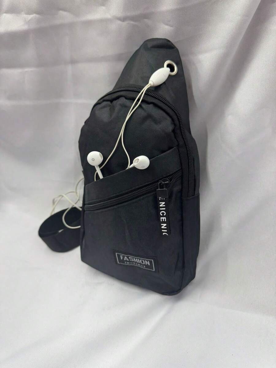 MEN'S CROSSBODY BAG - 黑色 - 查看 1