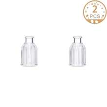 1/2/4/6 件玻璃花瓶，用于中心装饰，透明小号迷你花瓶套装，婚礼派对装饰 - 2.95 可爱散装桌面中心装饰，适用于现代波西米亚风新娘送礼会花店装饰（50 毫升）