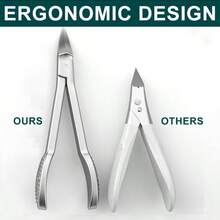 Ferramentas Profissionais de Pedicure, Cortadores de Unhas dos Pés de Aço Inoxidável Profissionais para Homens | Cortadores de Unhas dos Pés para Idosos com Unhas Grossas, Cortadores de Unhas dos Pés de Podologista para Unhas Grossas e Onicomicose