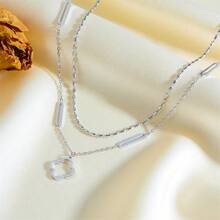 قلادة بزينة هندسيةرمضان - ذهبي أصفر - مشاهدة 7