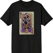 Fives Nights At Freddy's Security Breach Dusk Til Dawn Playing Card Crew Neck Short Sleeve Men's T-Shirt - 黑色 - 查看 1