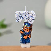 Świeca z cyframi 0-9, słodka, trójwymiarowa postać z kreskówki Psi Patrol, wtyczka do tortu urodzinowego, dekoracja na prezent