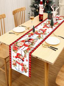 1 قطعة عداء طاولة مركزي لعيد الميلاد، تصميم زهرة وتمثال ثلجي لعيد الميلاد، مفرش طاولة عيد الميلاد، غطاء طاولة عيد الميلاد، ديكورات طاولة عيد الميلاد، ديكورات مطبخ عيد الميلاد، علم طاولة عيد الميلاد، ديكورات منزلية لعيد الميلاد، ديكور غرفة، ديكورات عيد الميلاد، زينة عيد الميلاد، عيد الميلاد، ليلة عيد الميلاد، هدايا عيد الميلاد، ديكور شتوي، ديكور رأس السنة الجديدة 2026