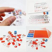 54pcs/Set[Miniature Playing Cards]Mini Multi-Person Card Games, Collection And Entertainment! Travel Playing Cards, Toy House Decor, Holiday Party Supplies, Small Cards, Cute & Fun Party Favors. Unassembled Playing Cards Provide You With An Interesting And Unique Activity For Assembly, Accompanied By A Playing Card Storage Box. Card Games Suitable For Family Game Nights Or Parties - Multicolor - View 11