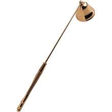 Edelstahl Kerzenlöscher Glocke Kerzenlöscher mit langem Griff, Edelstahl Löscher für Teelichter mit 360-Grad drehbarem Kopf, Kerzenlösch-Werkzeug