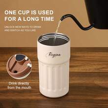 1pc Customized Name Stainless Steel Coffee/Water Tumbler, High-Quality Portable Thermal Cup, Minimalist Style Customizable Easy To Clean, Exquisite,High-Quality Custom,Personalized,Unique Ideal Gifts For Her Her,Boyfriend,Girlfriend,Dad,Mom,Family,Friends,Son,Daughter, - Cup - View 7
