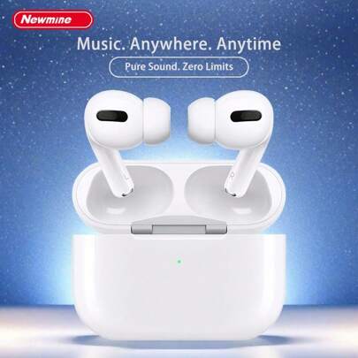 Newmine T5S True Wireless Bluetooth Earbuds With Type-C Fast Charging, Active Noise Cancellation, ENC Call, Smart Touch Control, Bluetooth 5.3 Stable Connection, Lightweight Semi-In-Ear Design, Suitable For Sports & Running, Compatible With Apple, Huawei, Xiaomi Phones