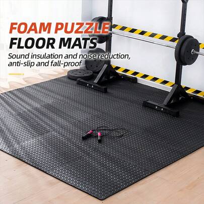 DDCAQIOUA High Density EVA Foam Sports Mat, Interlocking Floor Mat, Non-Slip Durable And Comfortable, Suitable For Home, Room, Gym Foam Mat