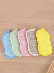 Esponja de cocina de alta densidad para limpiar platos y la cocina, borrador de esponja de poliuretano multifuncional, cepillo de cocina reutilizable y lavable para limpiar ollas y platos sin desprendimiento, paños de limpieza de cocina de varios colores para platos, ollas, sartenes - Frotado suave, para superficies delicadas, cepillo para lavar platos