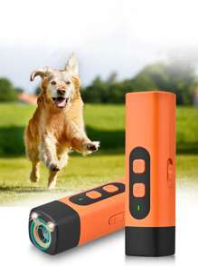 Dog Bark Deterrent Devices Rechargeable Anti-Barking Device For Dogs 26.25ft Range Bark Control Indoor Outdoor With Flashlight Dog Training Ultrasonic Dog Repeller Portable Device