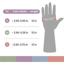 Rubber Cleaning Gloves For Dishwashing, 4 Pairs Reusable Kitchen Gloves For Washing Dishes And Household Cleaning, Colorful Dish Gloves With Flocked Lining And Non-Slip Grip, Pefect For Woman Men - M - Hồng - Xem 4
