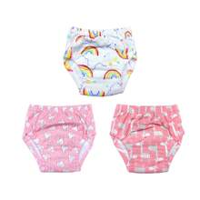 6pcs Baby Absorbent Potty Training Pants, Reusable, Breathable, Suitable For Boys And Girls, All Season