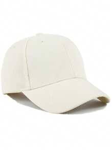 1 件男女通用简约休闲纯色棒球帽，轻便透气可调节弧形帽檐帽子，适合户外运动、通勤、徒步旅行、钓鱼，适合日常使用 - 棒球帽 - 查看 30