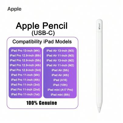 Pencil (USB-C)-Magnetic Apple Pencil-Compatible Stylus â Capacitive Pen For IPad Mini/Pro/Air/IPad 11