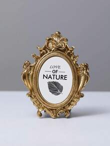 Retro European-Style Golden Arc Photo Frame Decorative Photo Frame, Used For Home Decoration And Photo Display Birthday Graduation Gifts,