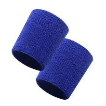 1 Set Outdoor Sports Sweatband & Wristband, Unisex Wrist Band Gym Football Sports Protective Gear Sweat Wristband Men Outdoor- Ideal For Yoga, Fitness, Tennis, Basketball, Jumping Rope, Running, Hiking, Cycling And Other Fitness Activitiesl - Multicolor - View 7