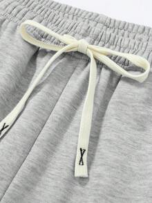 男士针织直筒裤，轻盈百搭，夏季百搭休闲运动裤