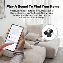 Inteligentny lokalizator GPS Bluetooth do Androida z funkcją śledzenia zgubionych przedmiotów i aplikacją Find My Device (Find Hub), lokalizatory Air Tracker dla Androida, lokalizator kluczy GPS do kluczy, toreb, bagażu, portfeli, walizek i zwierząt. Prezenty na powrót do szkoły. - Wielokolorowe - Zobacz 5