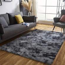 1pc Soft Plush Carpet, Non-Slip Soft Carpet Mat, Very Suitable For Bedroom, Living Room, Bed Decoration