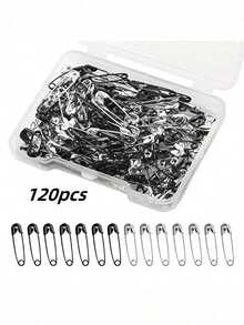 10-500pcs Steel Safety Pin, Modern Minimalist Safety Pin Set For Home - Silver - View 2